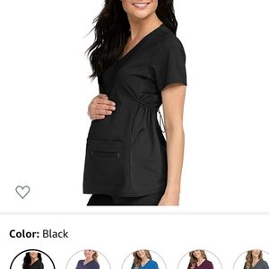 Maternity scrub top